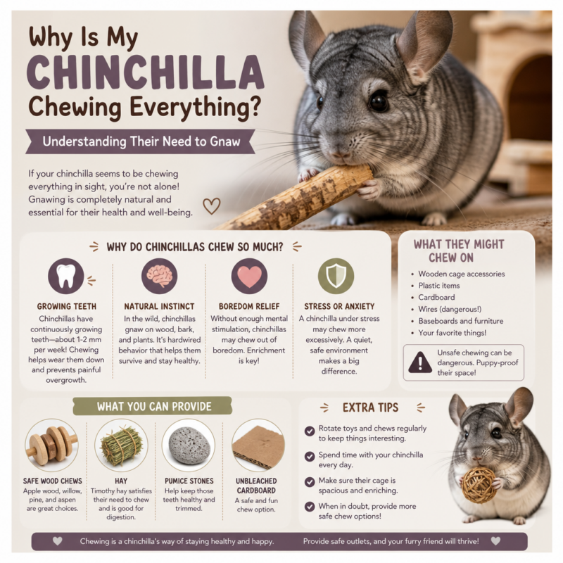 The Importance of Chewing for Chinchillas: Understanding Their Behavior