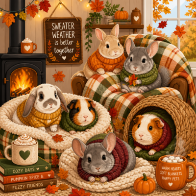 Embracing Cozy Seasons with Our Small Pets