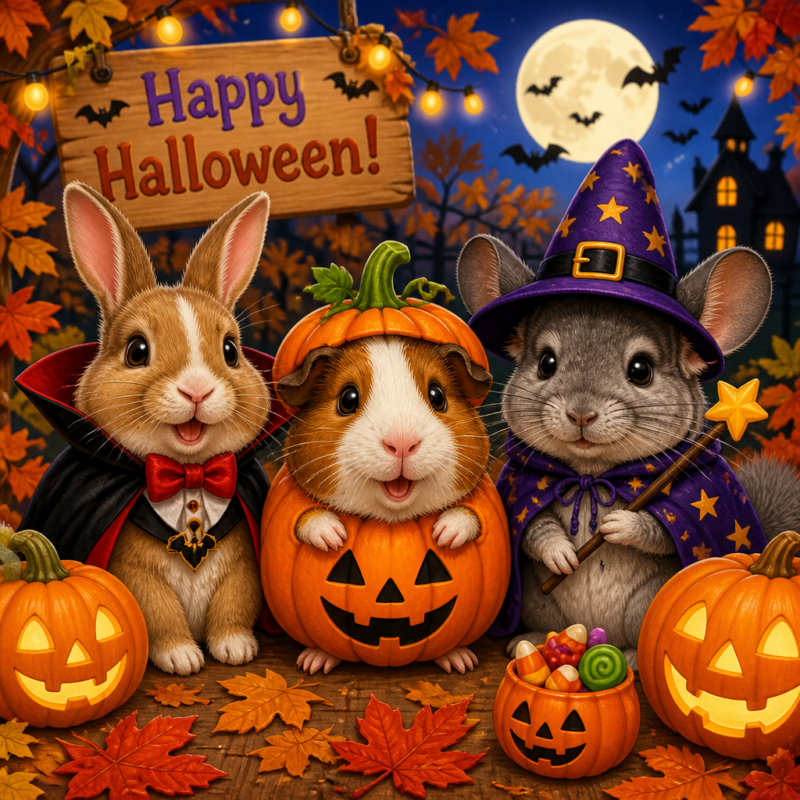 Celebrate Halloween with Your Small Pets: Share Your Spooktacular Photos!